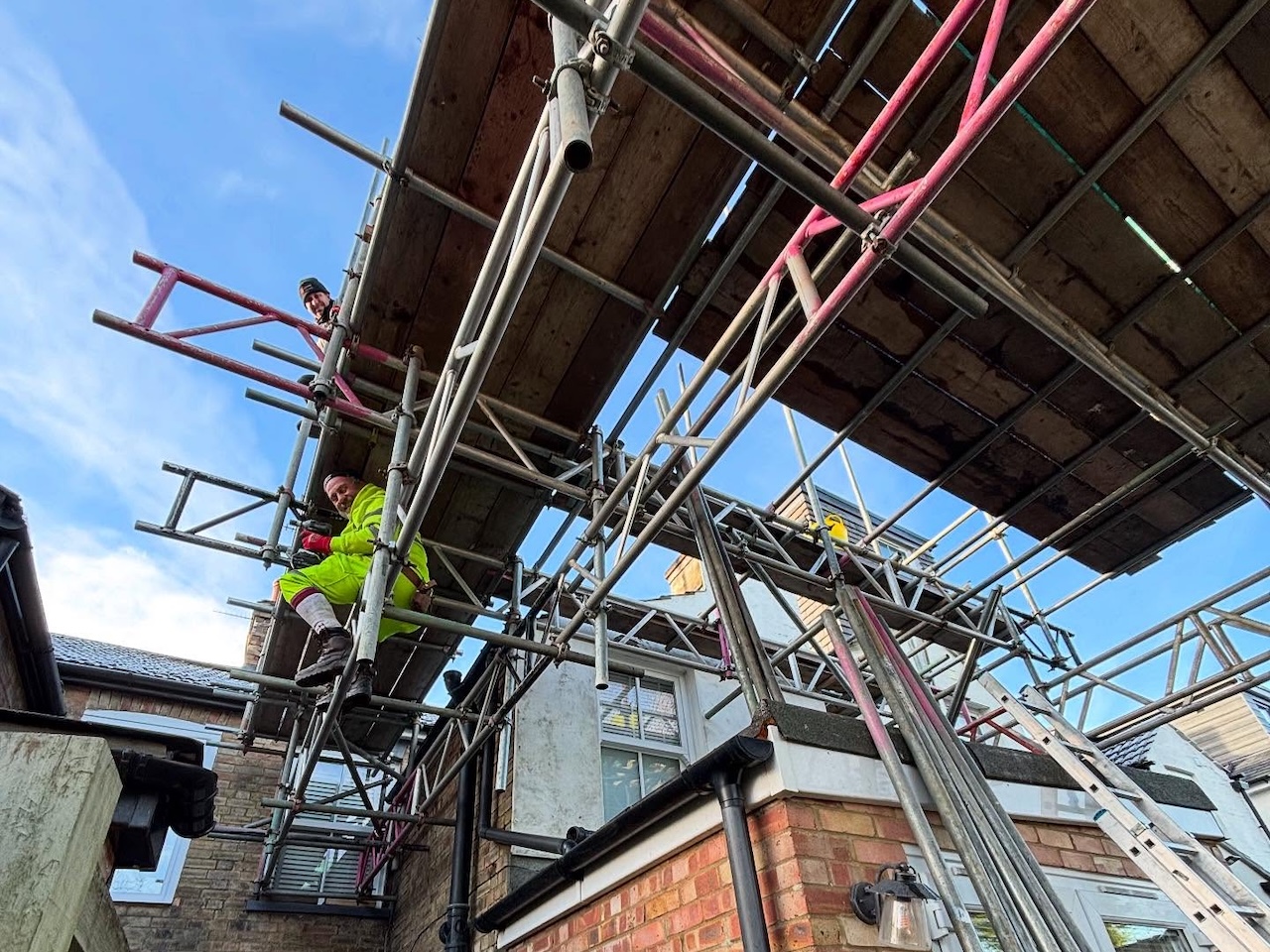 First Temporary Roof of 2025 Goes Up